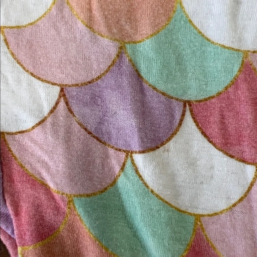 Little Sleepies mermaid scales bamboo zippy 6-12 months